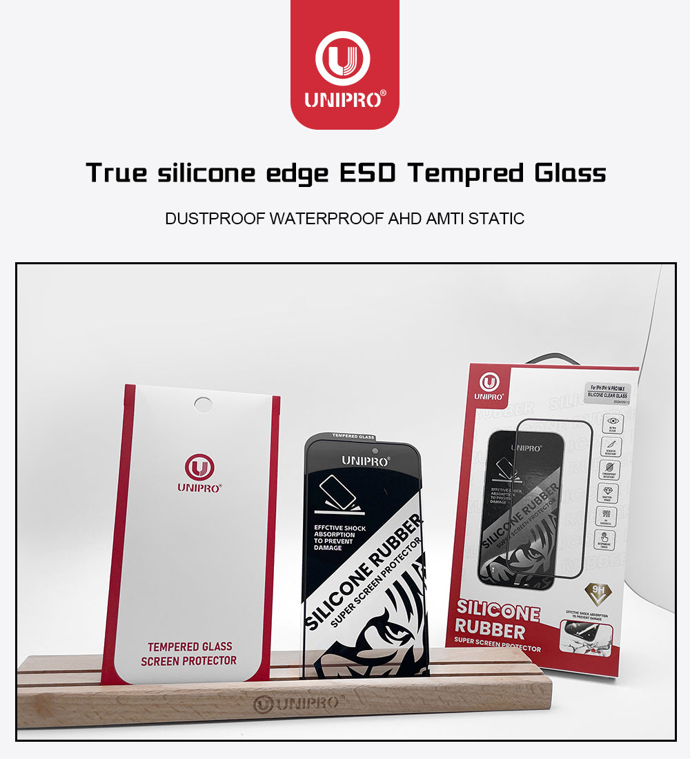 Silicone Side Anti-Broken Clear Screen Protector