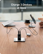 Anker Zolo Power Bank 10000mAh 22.5W with Built-In USB-C Cable - Black