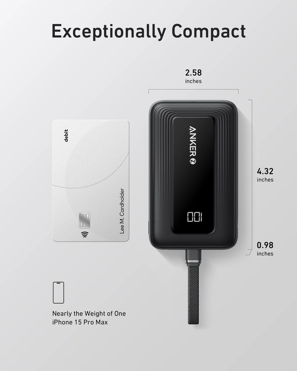 Anker Power Bank 622 Magnetic Battery MagGo 5,000mAh 7.5W