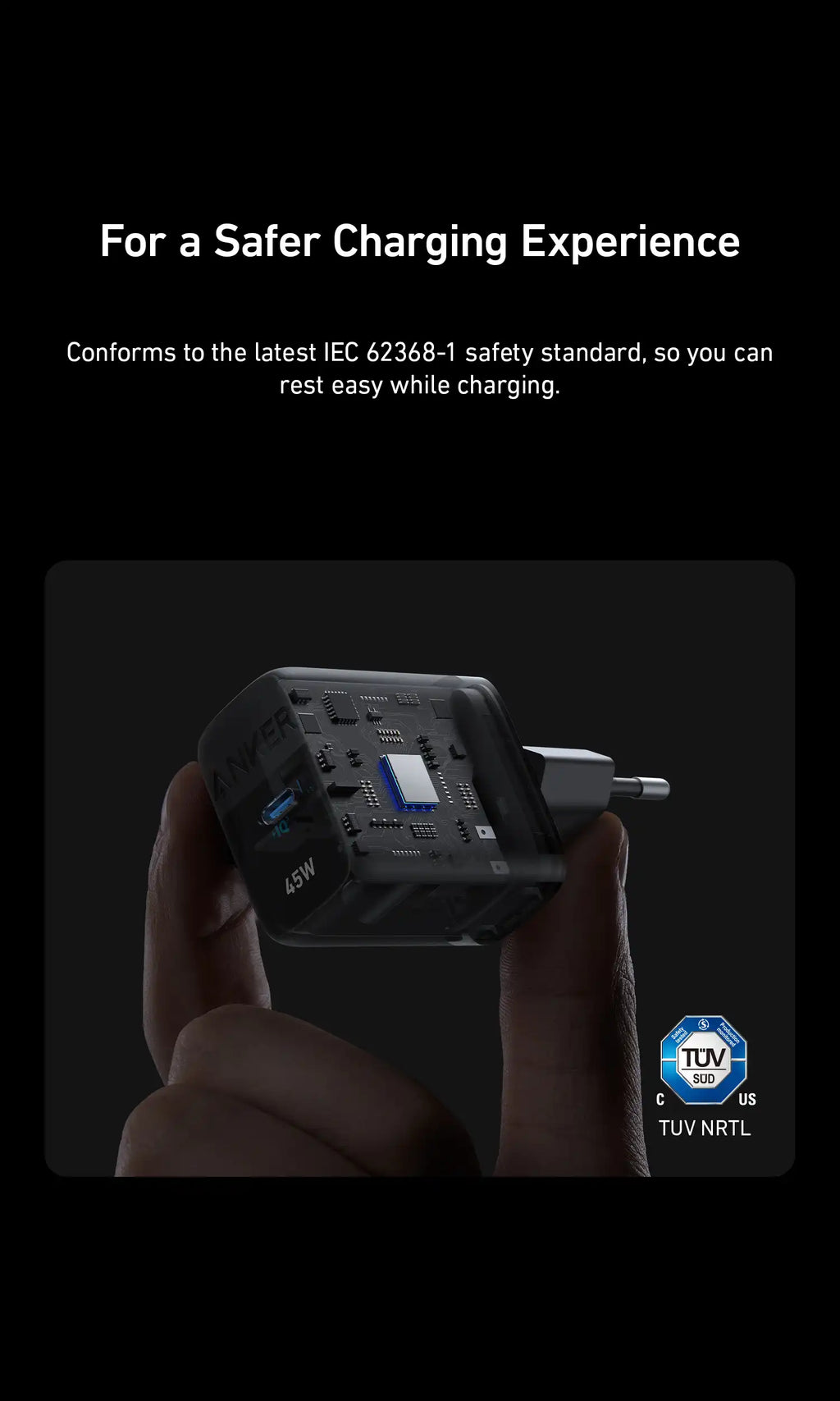 Anker 313 USB-C Wall Charger 45W