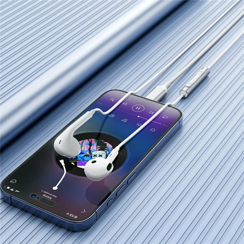 Acefast L7 USB-C semi-in-ear  wired earphones with mic