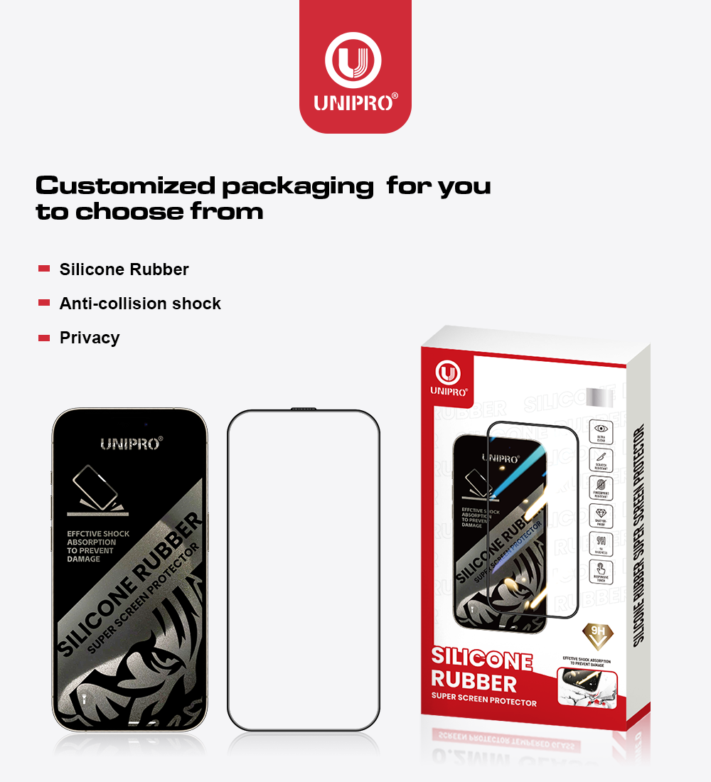 Silicone Side Anti-Broken Clear Screen Protector