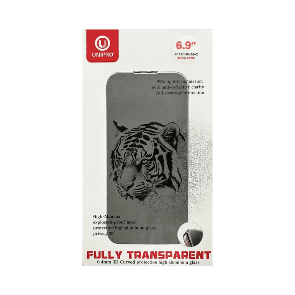 UG Fully Transparent Privacy Glass Screen Protector