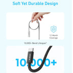 Anker Zolo USB-C to USB-C 240W Braided Fast Charging Cable