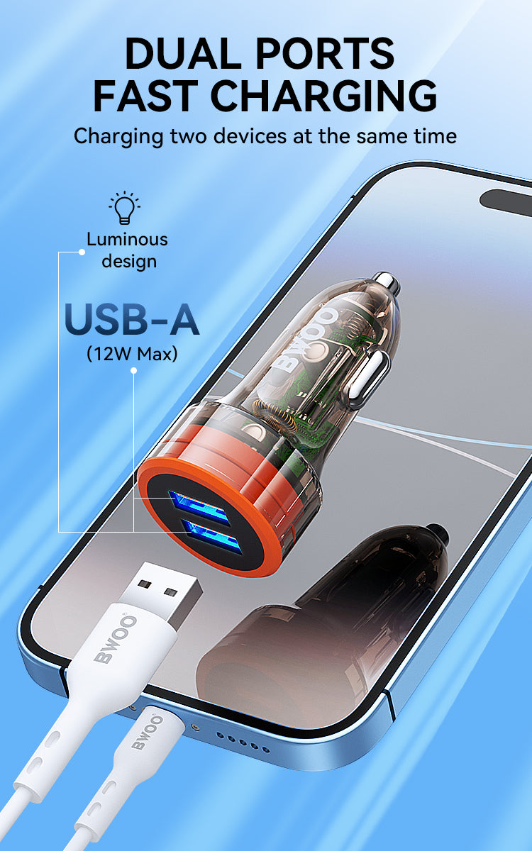 BWOO- Car Charger 12-24V 12W