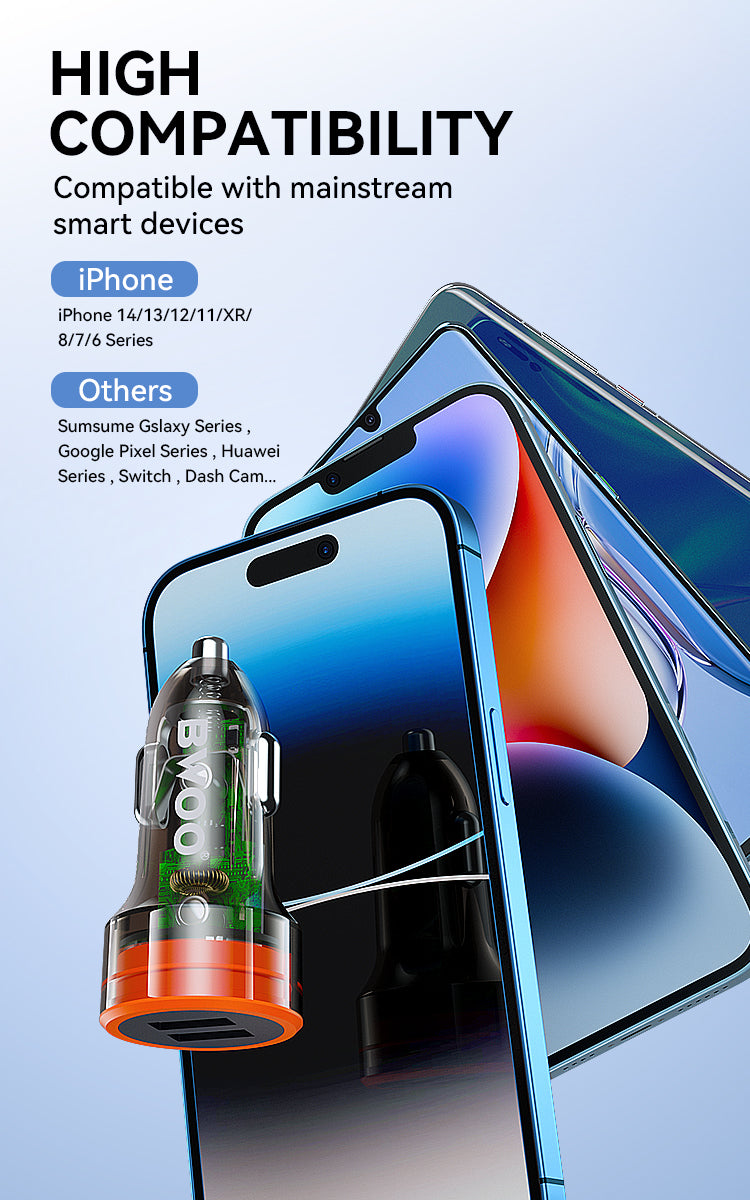 BWOO- Car Charger 12-24V 12W
