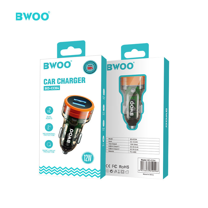 BWOO- Car Charger 12-24V 12W