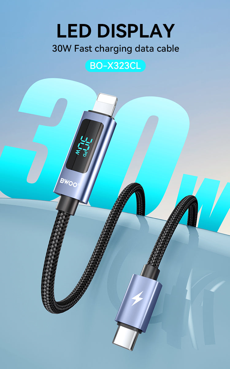 BWOO - Cable Type-C to Lightning 30W (1M)