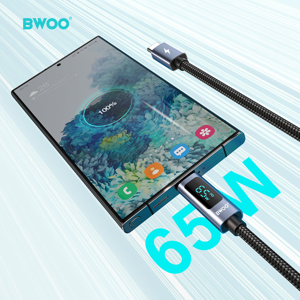 BWOO - Cable Type-C to Type-C 65W (1M)