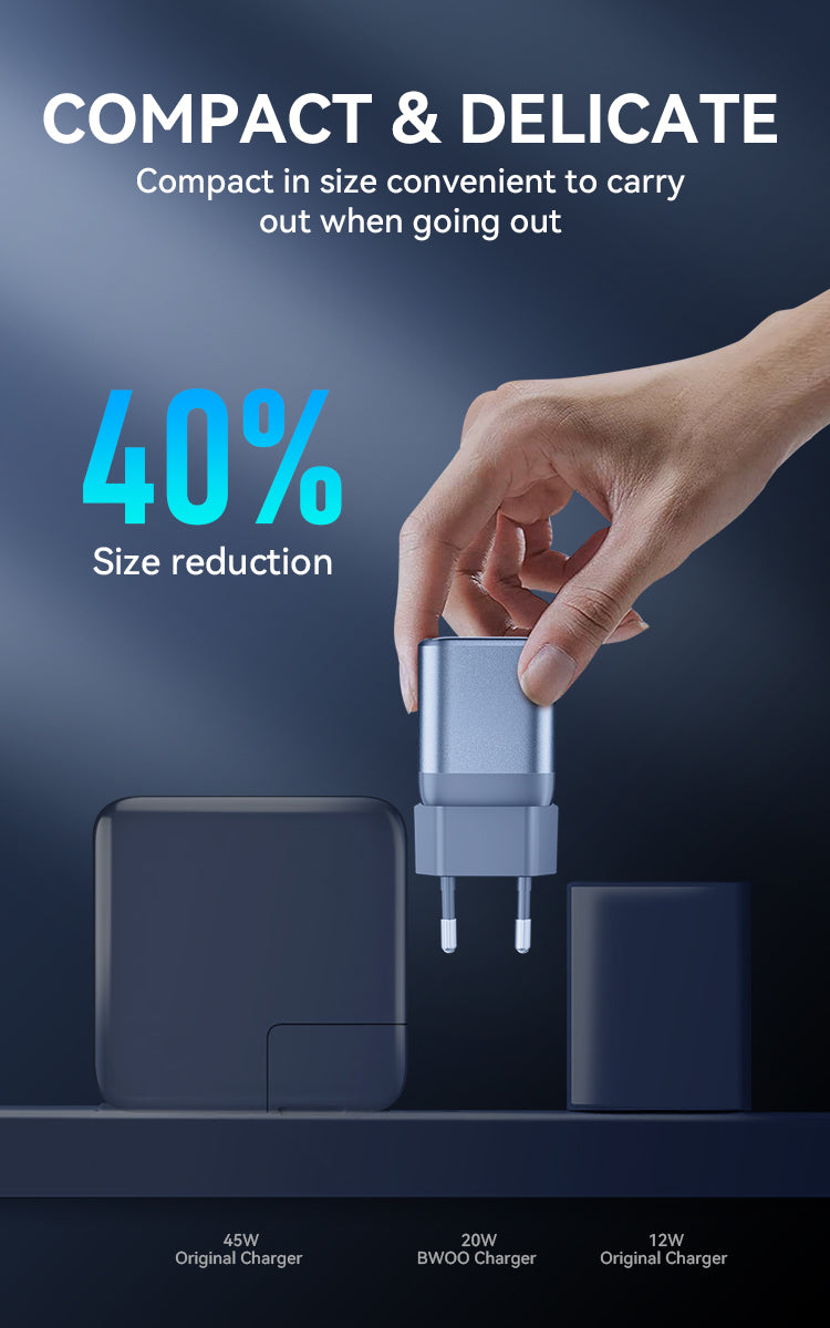 BWOO- Gan Charger Type-C 20w
