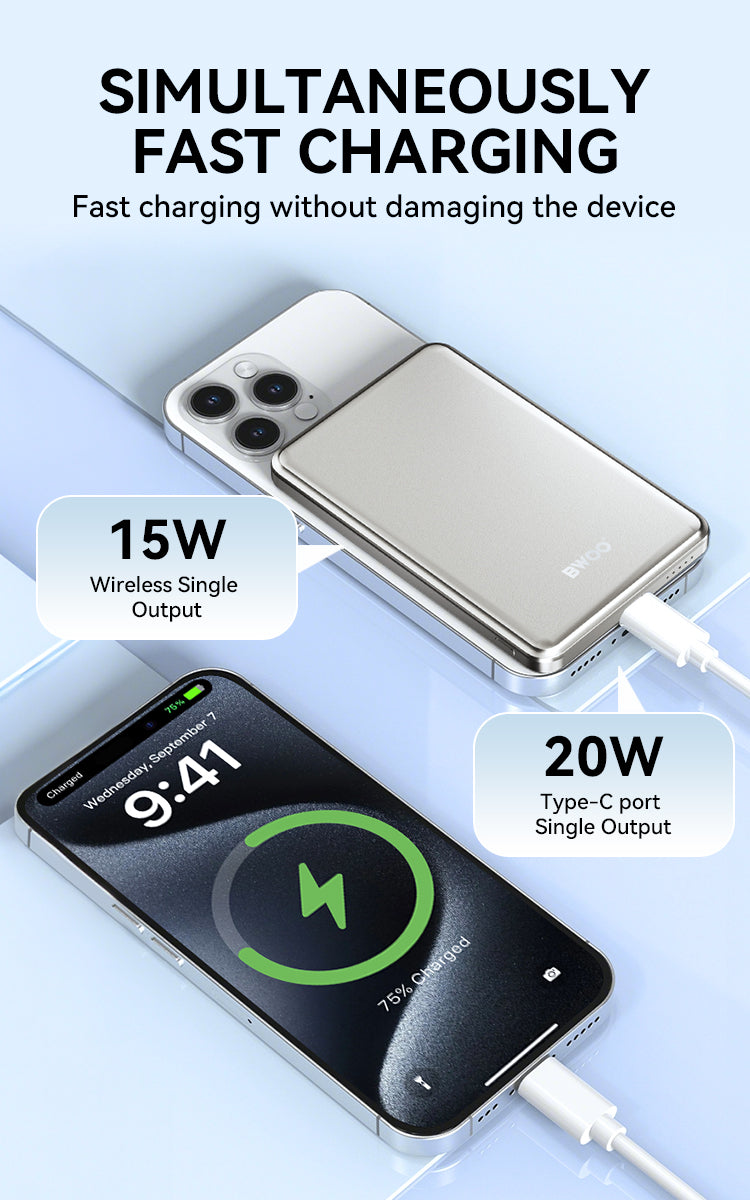 BWOO-Power Bank 5000mAh 15W