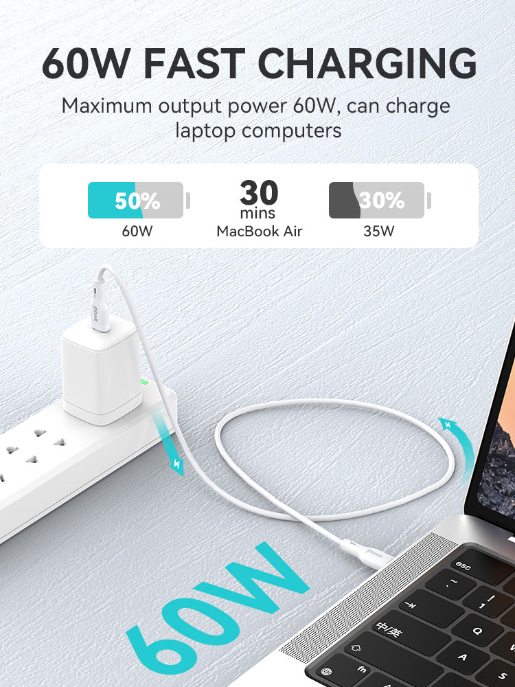 BWOO-Cable Type C to Type C 60W (1M)