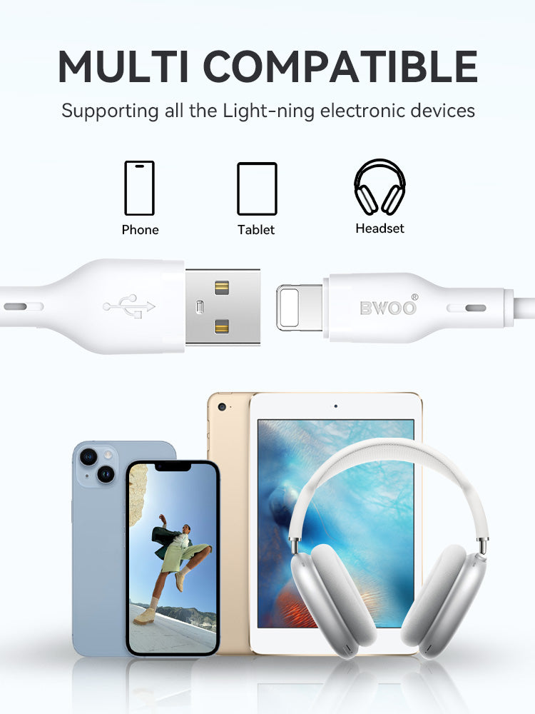 BWOO -Cable USB-A To Lightning (1M)