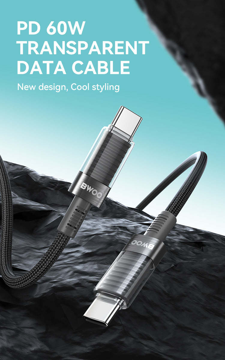 BWOO - Cable Type -C to Type - C  PD 60W (1M)
