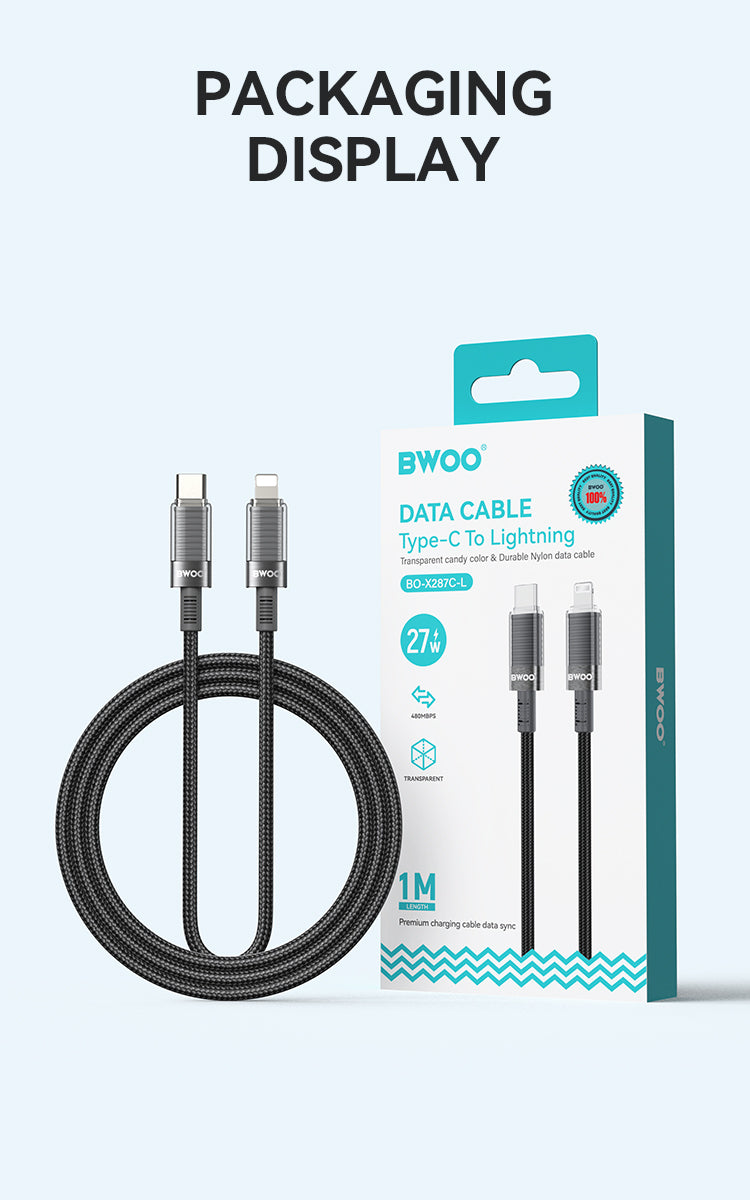 BWOO - Cable Type C -L 30W (2M)