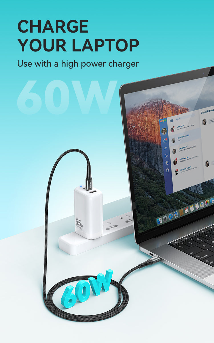 BWOO - Cable Type C to Type C 60W (1M)