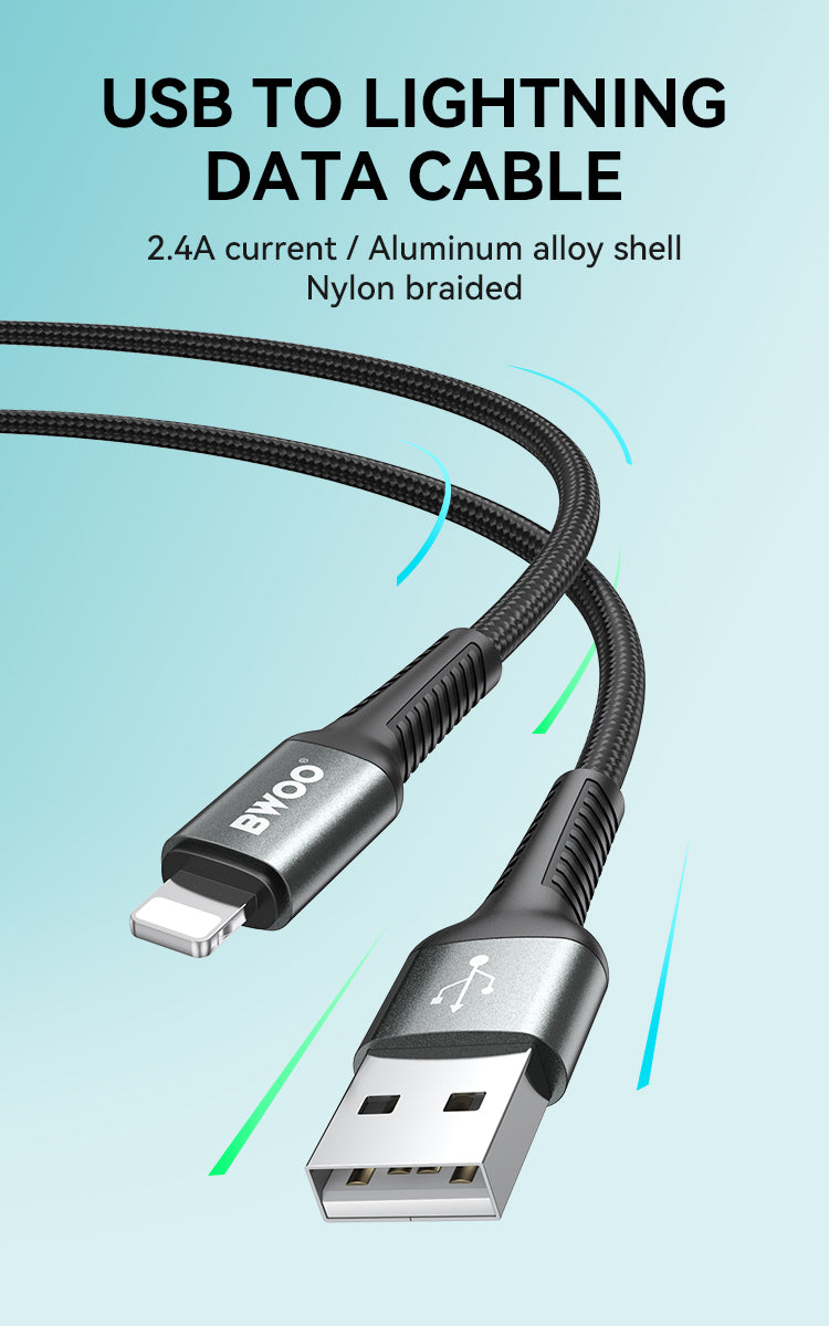 BWOO -Cable USB-A To Lightning (1M)