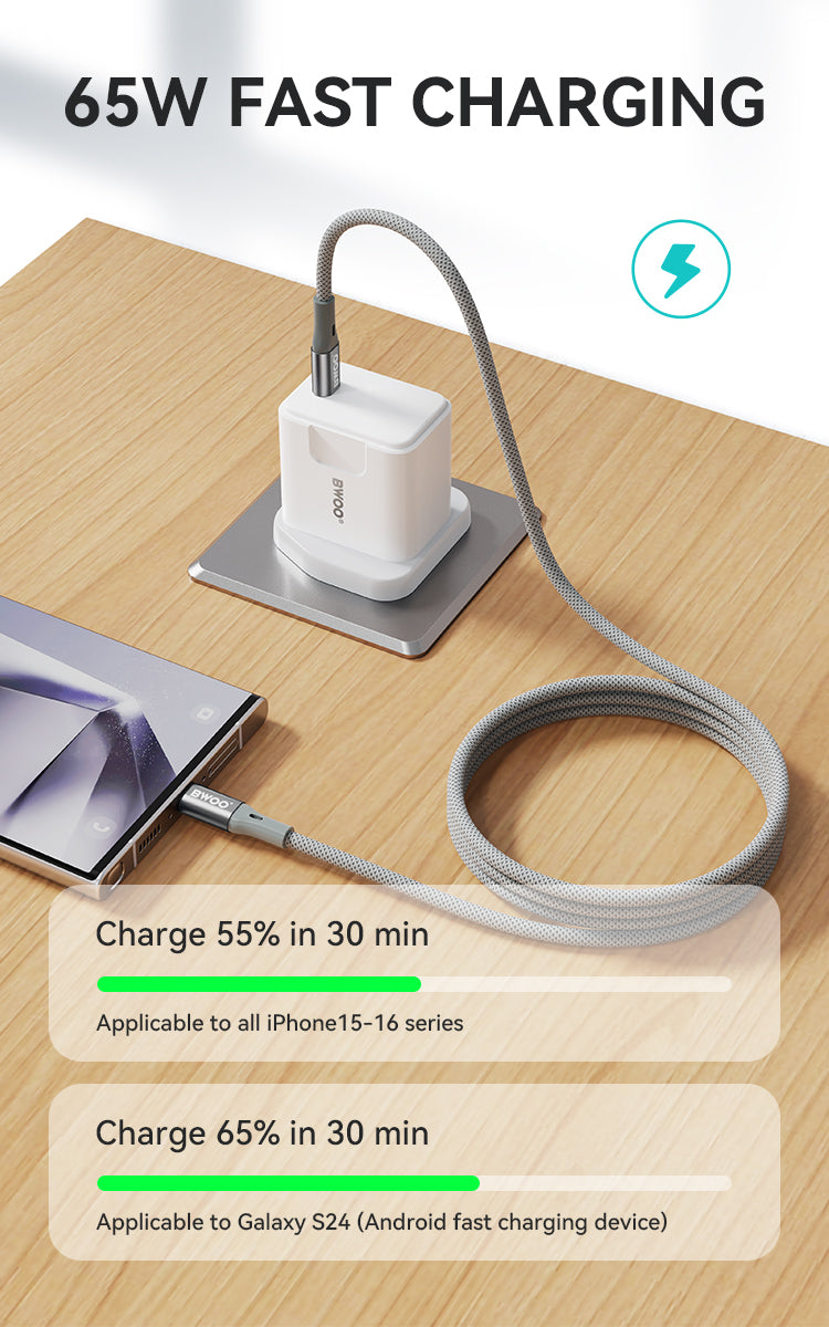 BWOO - Cable Type-C to Type-C 65W (1M)