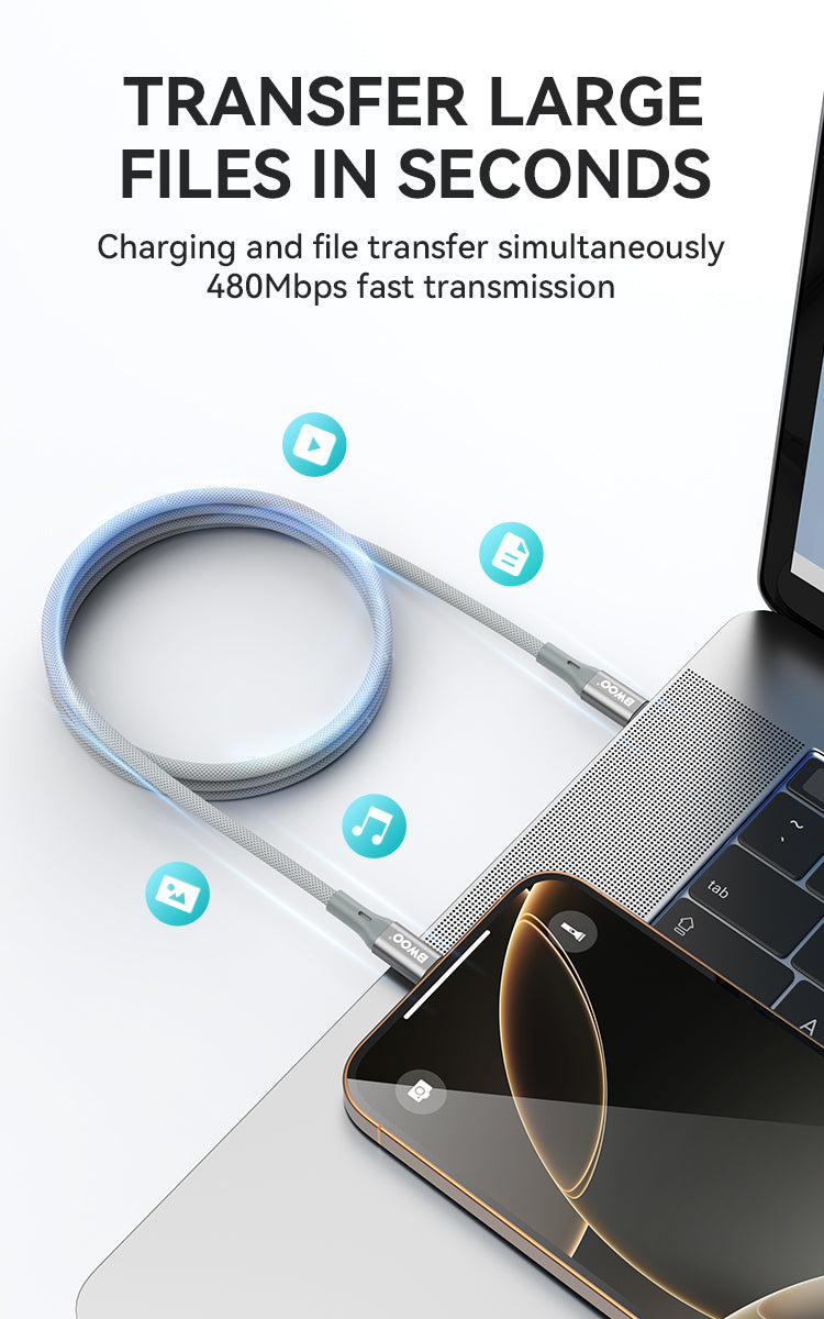 BWOO - Cable Type-C to Type-C 65W (1M)