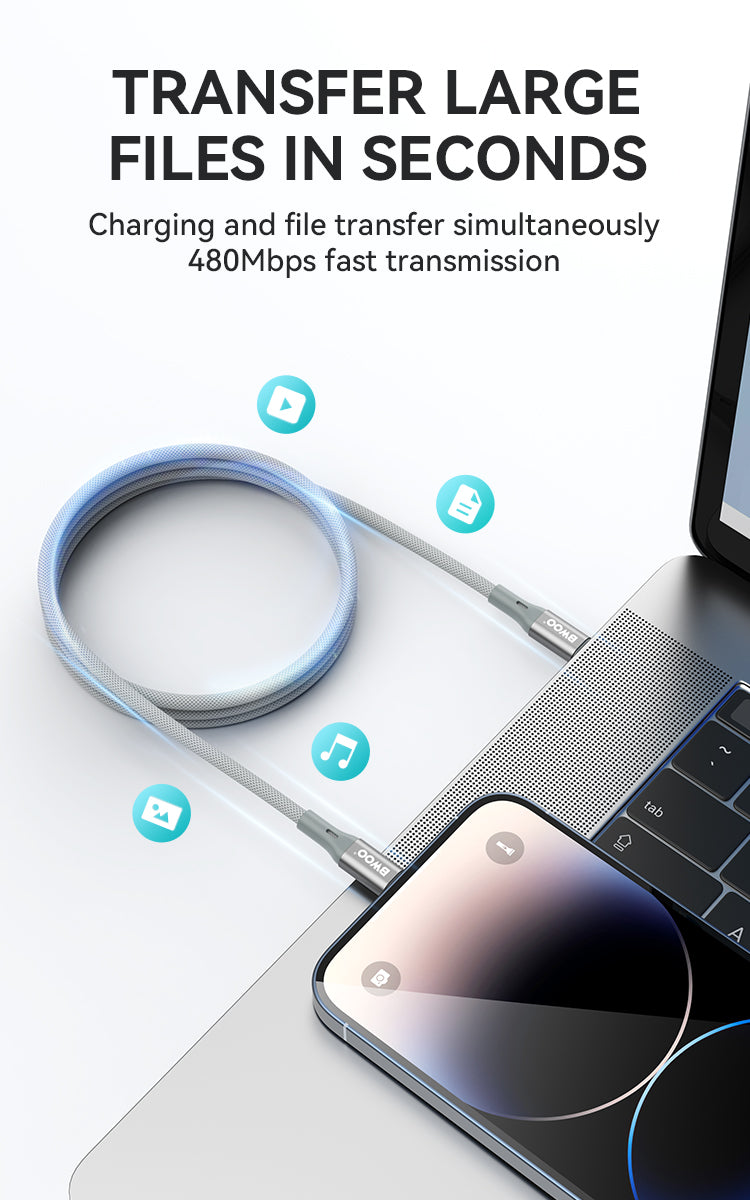 BWOO - Cable Type-C to Lightning 27W (1M)