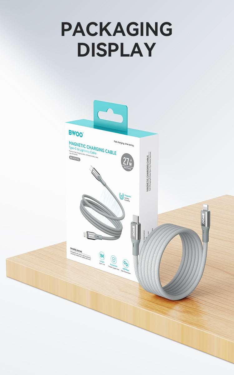 BWOO - Cable Type-C to Lightning 27W (1M)
