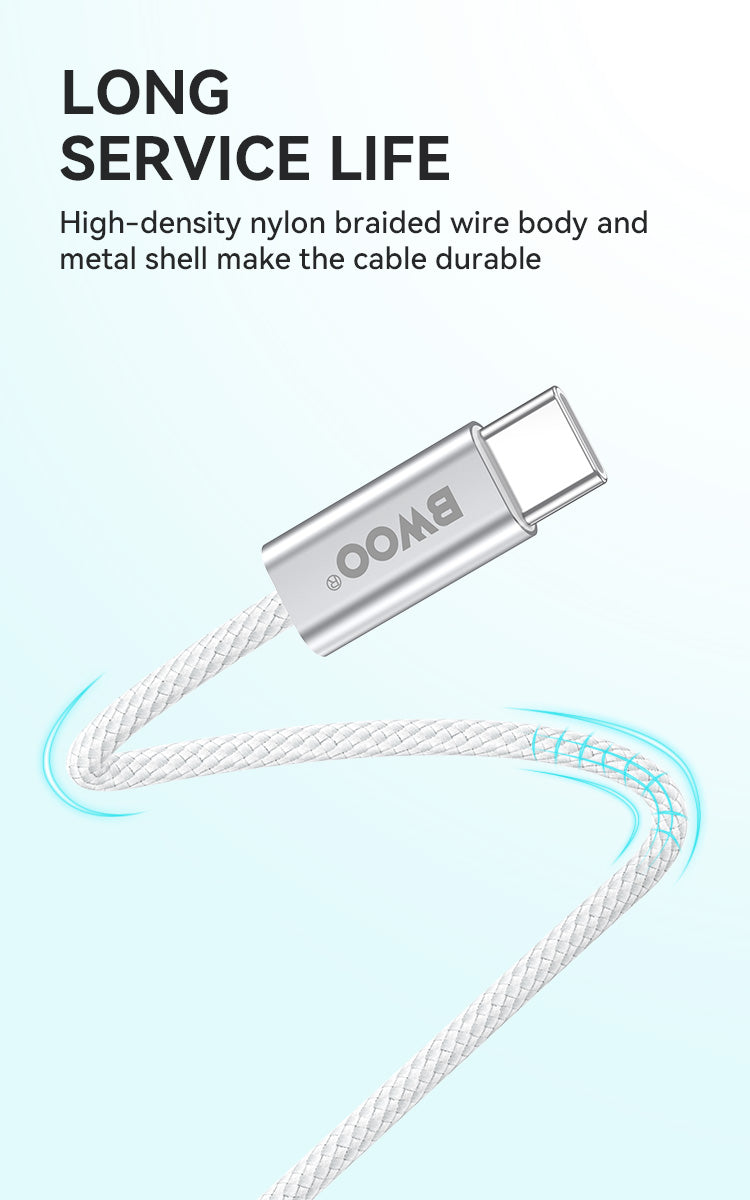 BWOO - Cable Type-C to Type-C 240W (1M)