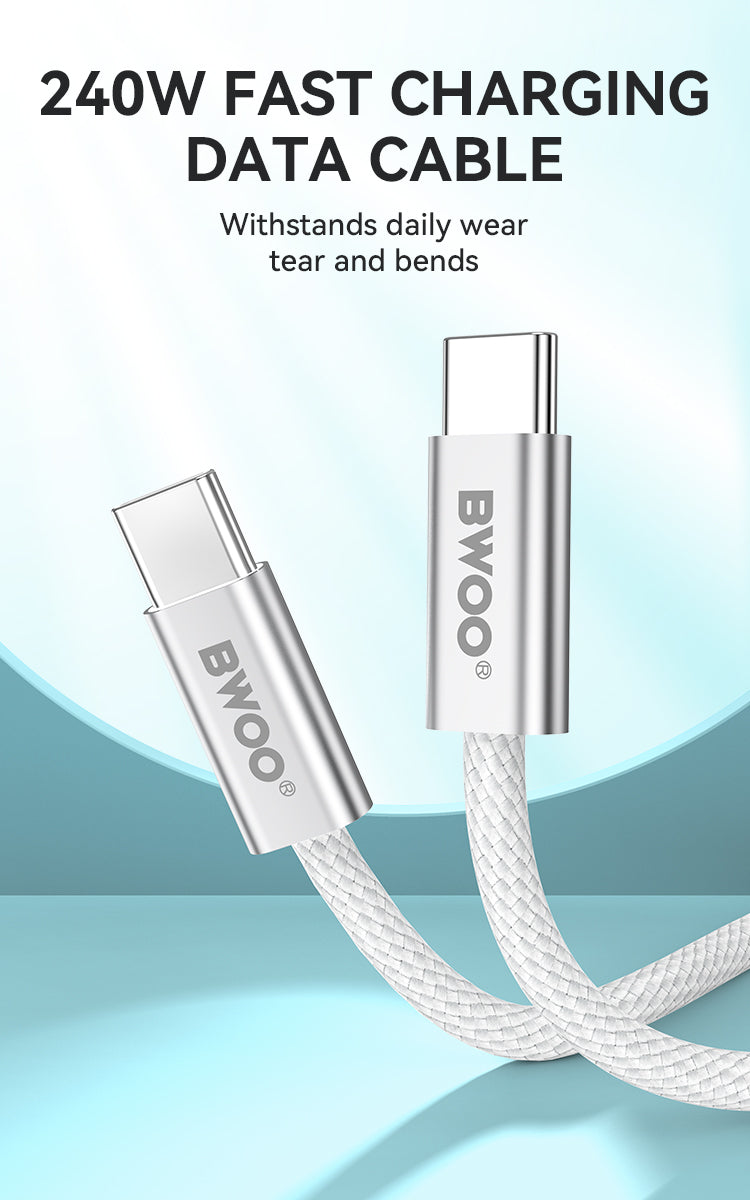 BWOO - Cable Type-C to Type-C 240W (1M)