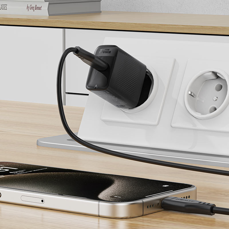 A104 PD25W GaN single  USB-C charger (EU)