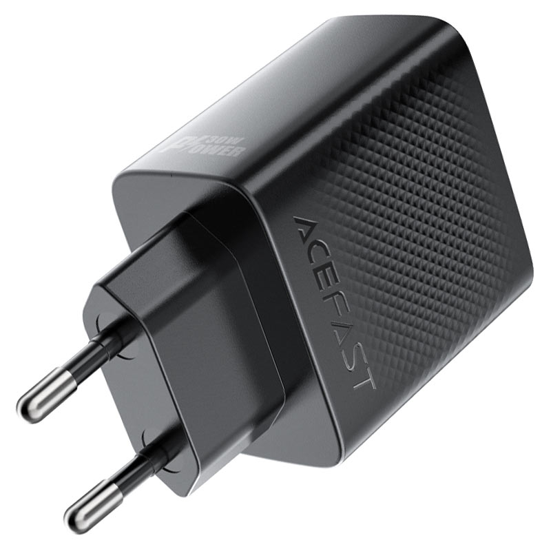 A110 PD30W GaN charger  (USB-C+USB-C) with  retractable cable (EU)