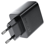 A110 PD30W GaN charger  (USB-C+USB-C) with  retractable cable (EU)