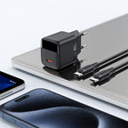 A113 PD20W GaN charger  USB-C with digital display  (EU)