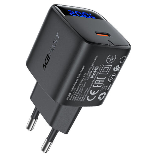 A113 PD20W GaN charger  USB-C with digital display  (EU)