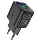 A114 PD25W GaN charger  (USB-A+USB-C) with digital  display (EU)