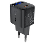 A115 PD30W GaN charger  USB-C with digital display  (EU)