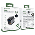 A115 PD30W GaN charger  USB-C with digital display  (EU)