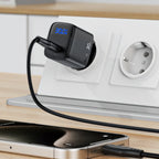 A115 PD30W GaN charger  USB-C with digital display  (EU)