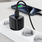 A116 PD35W GaN charger  (USB-A+USB-C) with digital  display (EU)