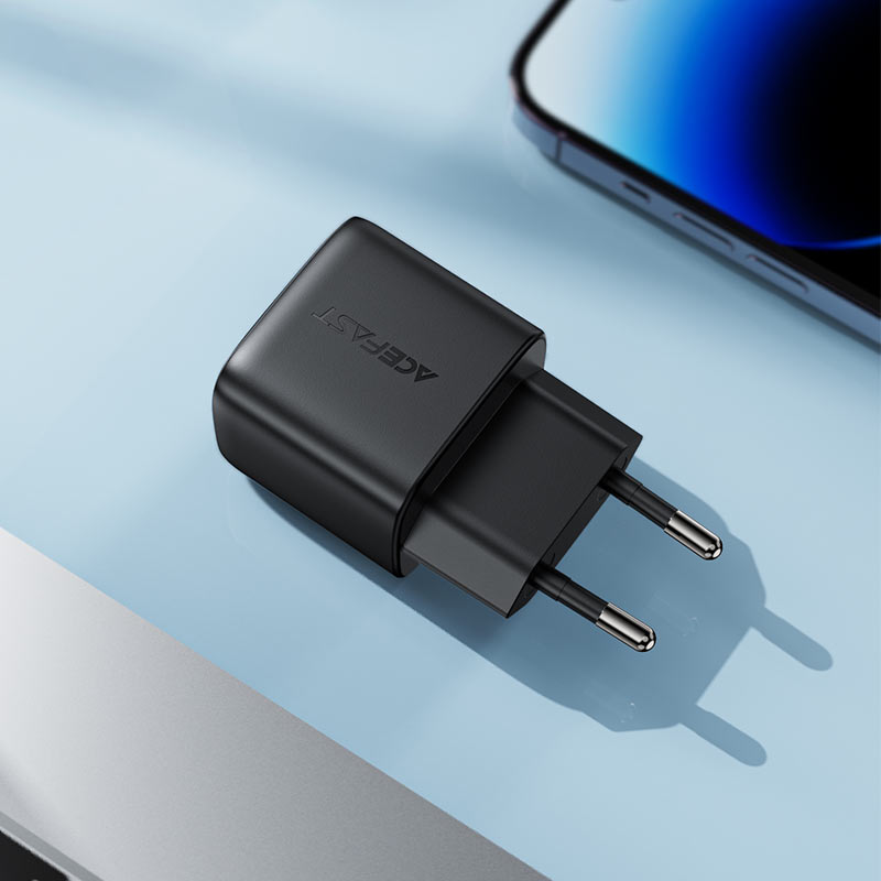 A116 PD35W GaN charger  (USB-A+USB-C) with digital  display (EU)