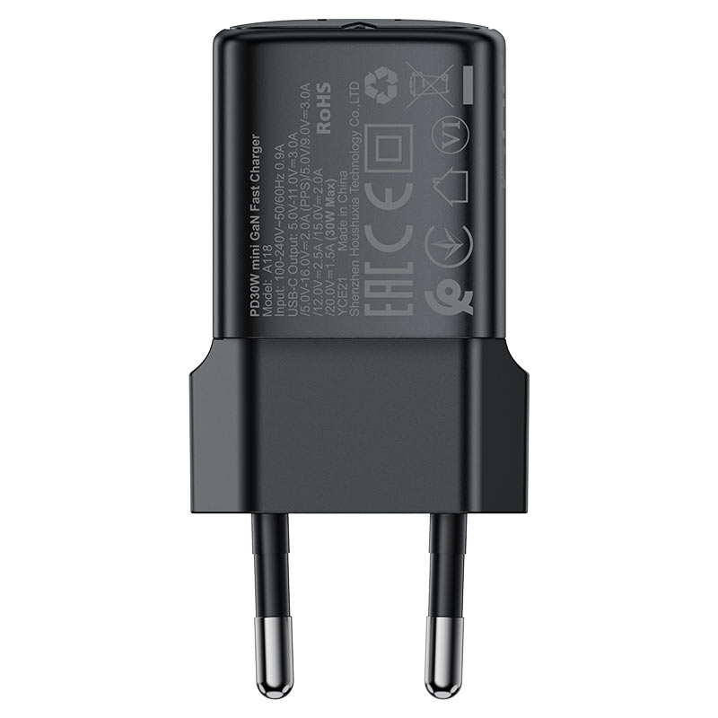A118 PD30W mini GaN  USB-C fast charger (EU)