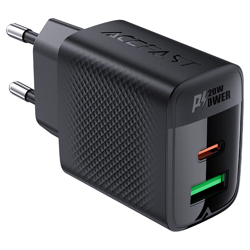 A78 PD20W GaN (USB A+USB-C) charger (EU)