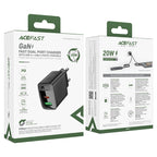 A78 PD20W GaN (USB A+USB-C) charger (EU)