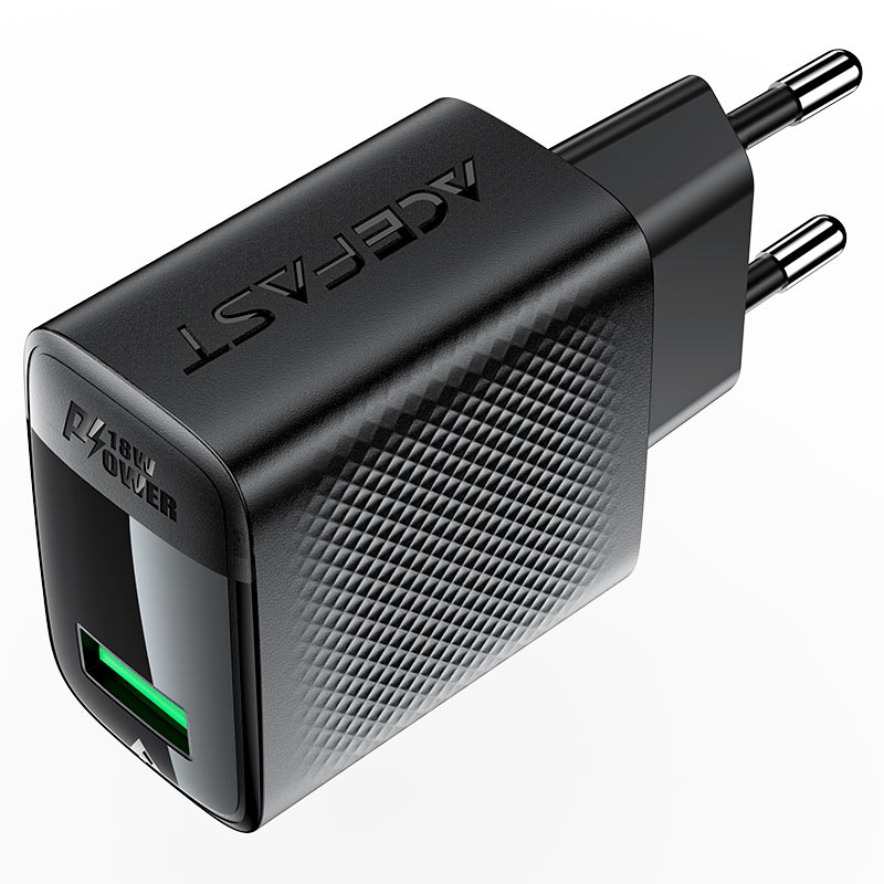 A90 QC18W GaN single  USB-A charger (EU)