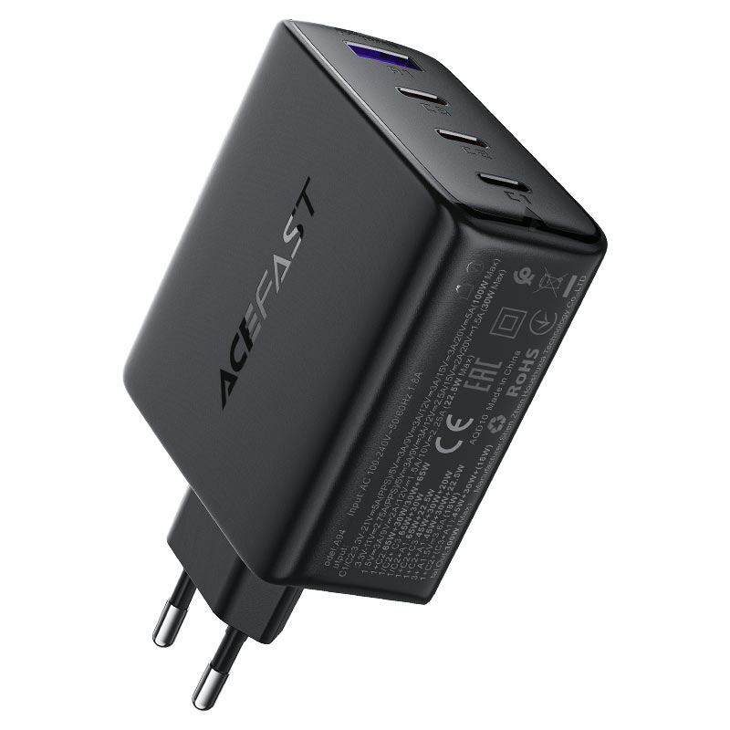 A94 PD100W GaN (3*USB C+USB-A) charger (EU)
