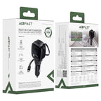 B17 95W car charger with  telescopic cable