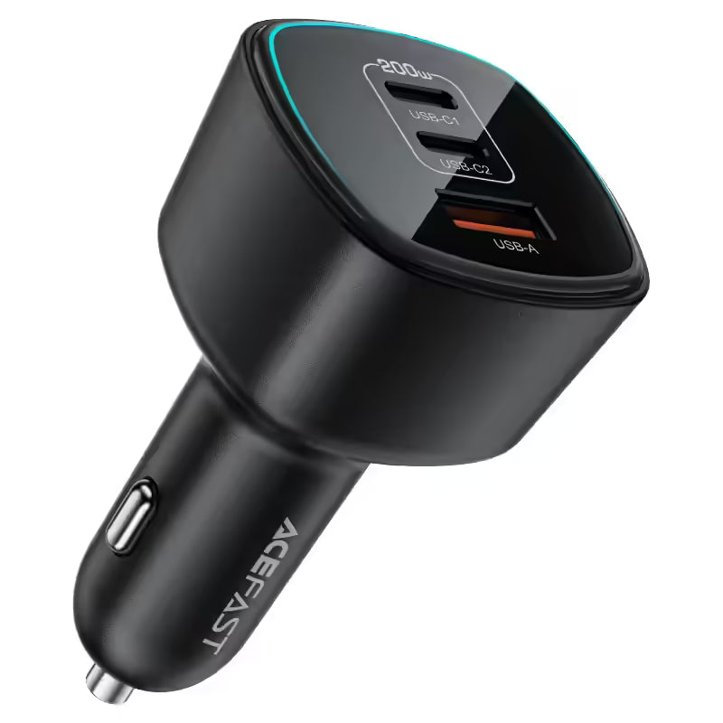 B18 200W(2USB-C+USB A)fast car charger