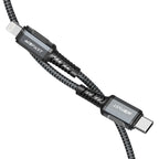 C1-01 USB-C to Lightning  aluminum alloy charging  data cable