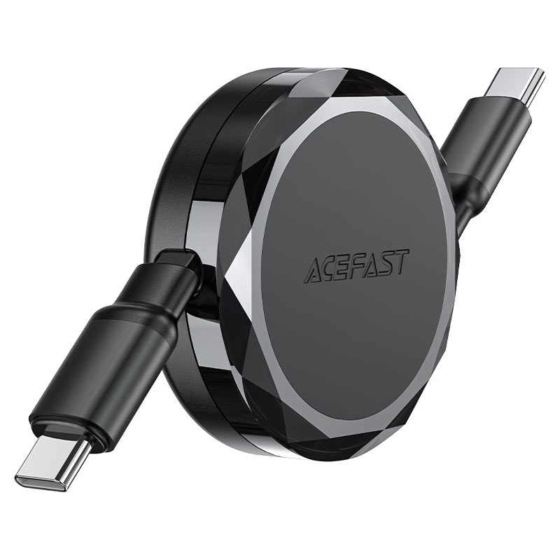 C13-03 USB-C to USB-C  dual retraction charging  data cable