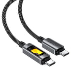 C21-03 USB-C to USB-C  60W fantasy color series  braided Charging data  cable
