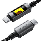 C21-03 USB-C to USB-C  60W fantasy color series  braided Charging data  cable