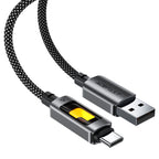 C21-04 USB-A to USB-C  fantasy color series  braided Charging data  cable